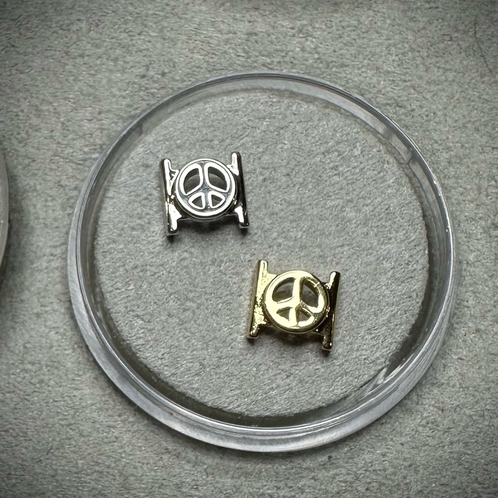 EP Jewelry Bracelet or Necklace Peace Sign Charm